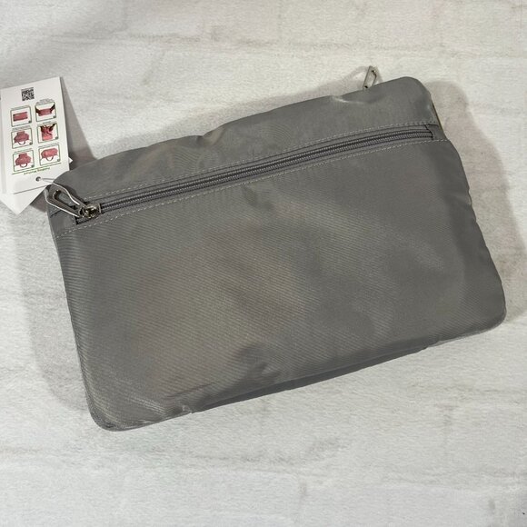 NEW Foldable Compact VPBAGE Gray Duffle Gym Bag BSD3175 - Picture 3 of 4